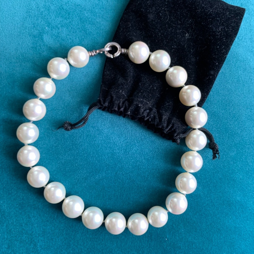 Faux Pearl Choker